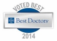 Voted Best doctor 2014 badge